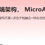 从0到1落地微前端架构， MicroApp实战招聘网站