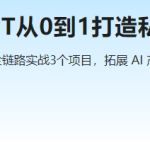 AI大语言模型 ChatGPT从0到1打造私人智能英语学习助手|完结9章