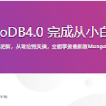 全面掌握MongoDB4.0 完成从小白到达人的蜕变