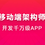 安卓移动端架构师|价值4488|完结无密