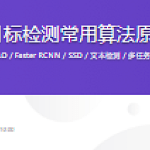 深度学习之目标检测常用算法原理+实践精讲