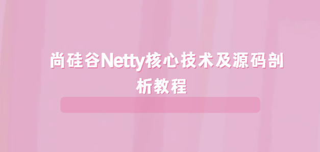 尚硅谷Netty核心技术及源码剖析教程 